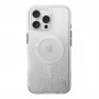 UNIQ Coehl Lumino custodia con ricarica magnetica per iPhone 16 Pro Max 6,9, Sparkling Silver