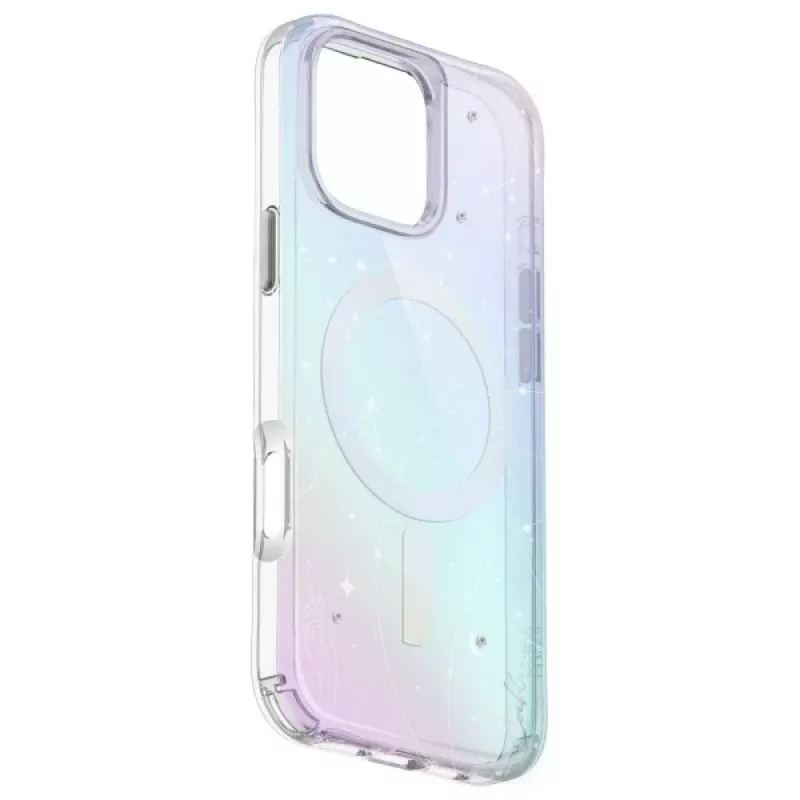 UNIQ Coehl Celest iPhone 16 Pro Max 6.9 pollici custodia con ricarica magnetica Opal/Iridescent
