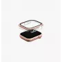 UNIQ Voute custodia protettiva con pellicola per display per Apple Watch Series 10/11 46mm, vetro temperato, oro rosa