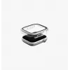 UNIQ Voute custodia protettiva con pellicola per display per Apple Watch Series 10/11 46mm, vetro temperato, oro rosa