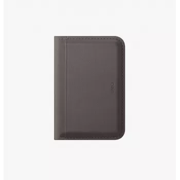 UNIQ Lyden DS portafoglio magnetico RFID con supporto per telefono - grigio
