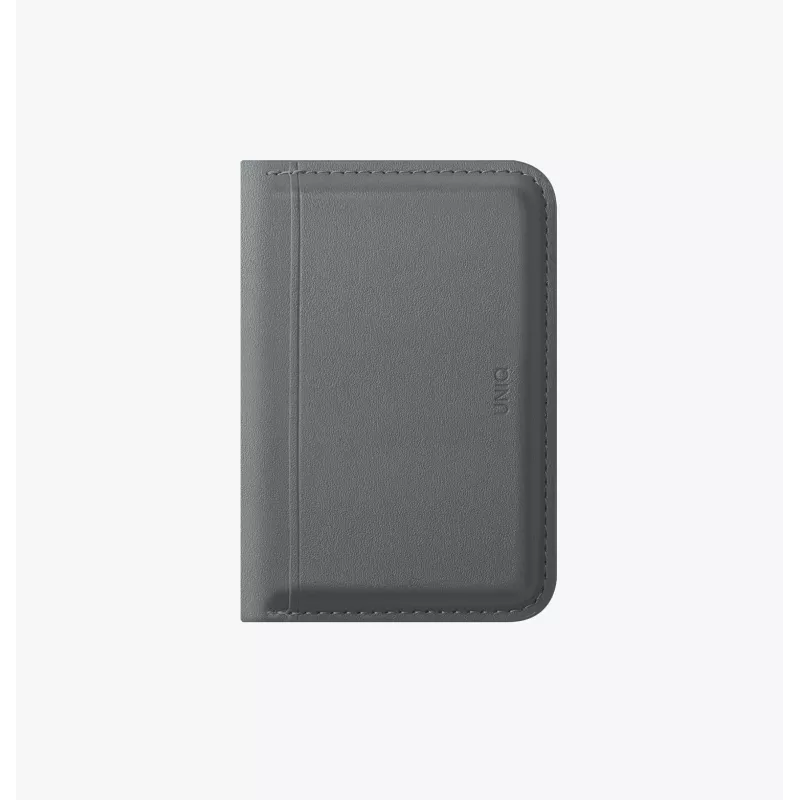 UNIQ Lyden DS portafoglio magnetico RFID con supporto per telefono - grigio
