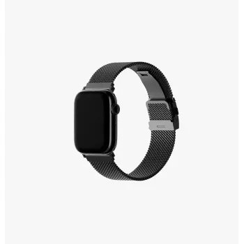 UNIQ Dante Pro cinturino Milanese Loop in acciaio inossidabile per Apple Watch 40/41/42mm - graphite black