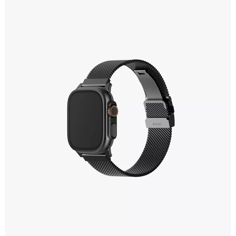 UNIQ Dante Pro cinturino Milanese Loop in acciaio inossidabile per Apple Watch 40/41/42mm - graphite black
