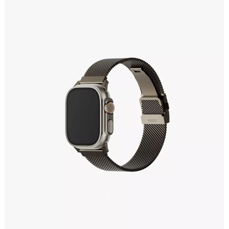 UNIQ Dante Pro cinturino Milanese Loop in acciaio inossidabile per Apple Watch 40/41/42mm - graphite black