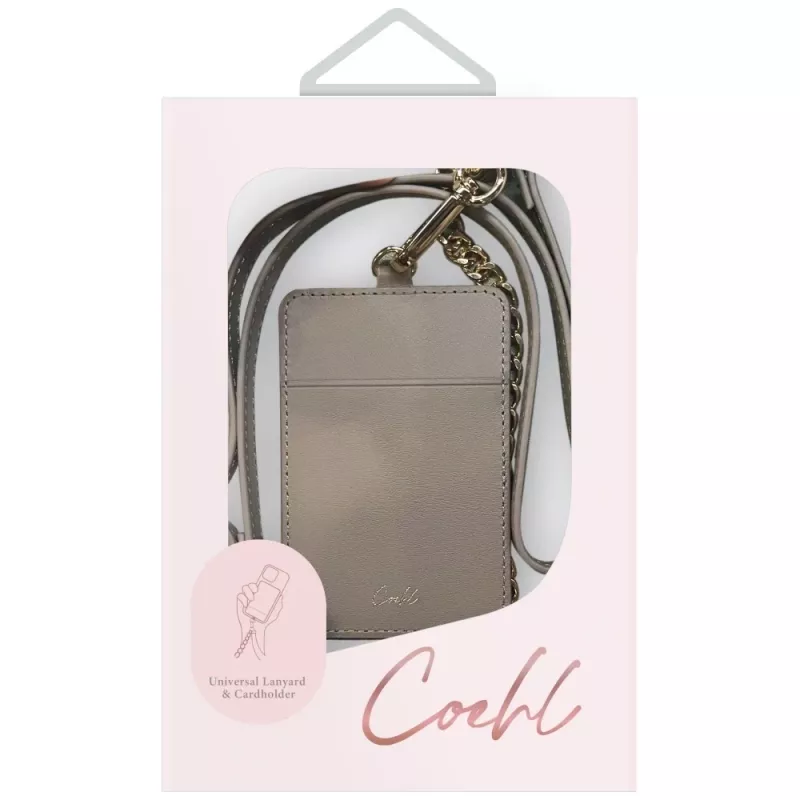 UNIQ Coehl Caryne cordino universale 3-in-1 per telefono con portacarte - Pebble