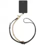 UNIQ Coehl Caryne cordino universale 3-in-1 per telefono con portacarte - Ebony