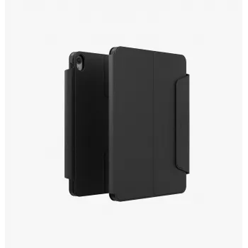 UNIQ Rovus Snapmount custodia magnetica rimovibile con rotazione 360 per iPad 11 A16 (2025) / iPad 10.9 10ª gen (2022) nero