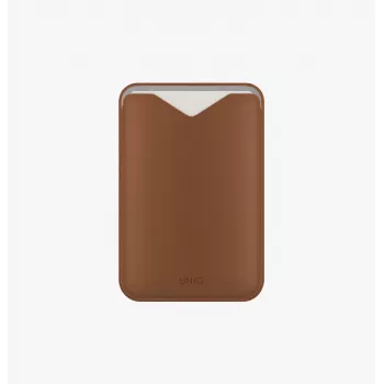 UNIQ Lyden Evo Magnetic Wallet con Phone Stand Caramel