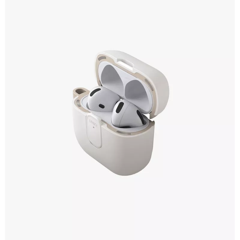 UNIQ Clyde Lock Case per Apple AirPods 4 - Beige