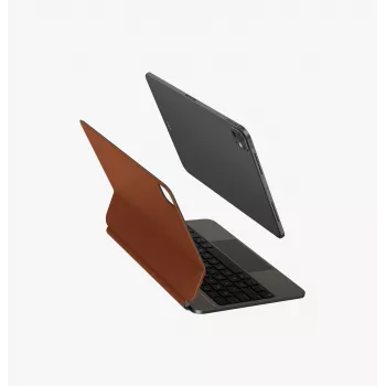 UNIQ Venno Pro Magnetic Smart Keyboard Case per iPad Pro 11 M4 2024 / M5 2025, Caramello