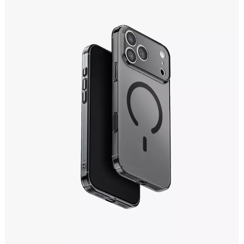 UNIQ Airsuit Case per iPhone 17 Pro Max con Magclick Charging, Trasparente