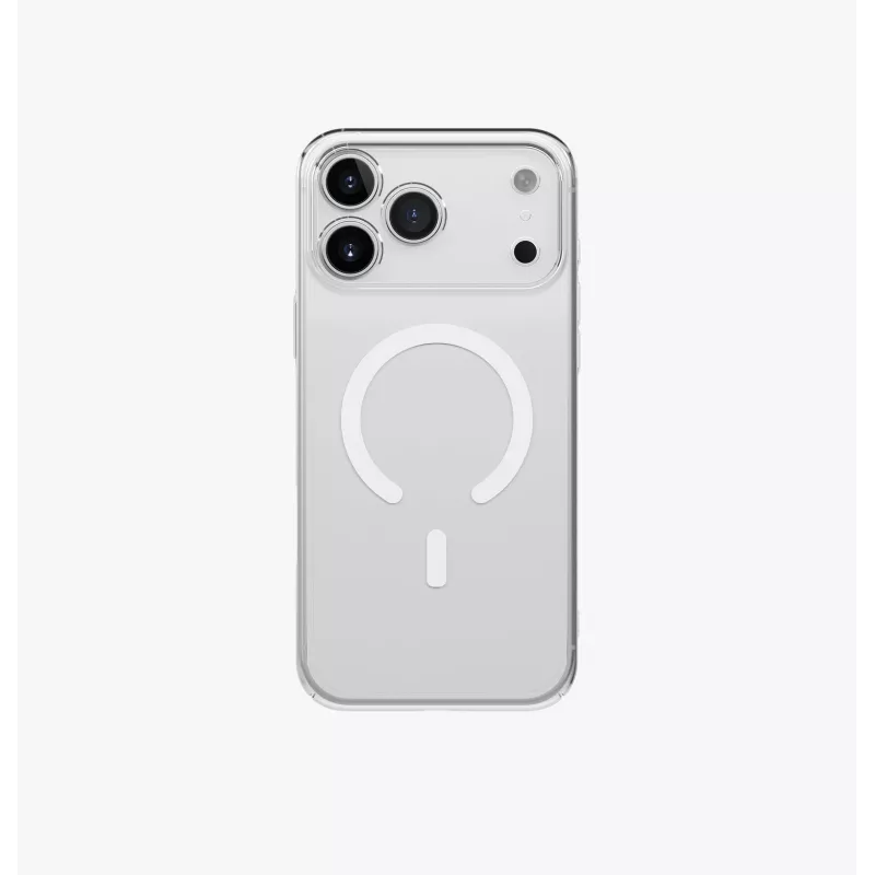 UNIQ Airsuit Case per iPhone 17 Pro Max con Magclick Charging, Trasparente