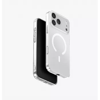 UNIQ Airsuit Case per iPhone 17 Pro Max MagClick Charging Nero