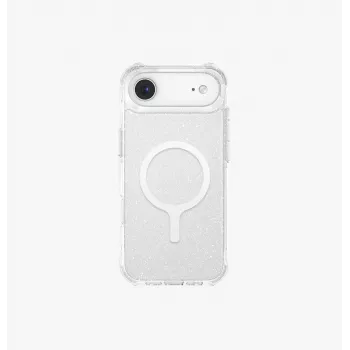 UNIQ LifePro Xtreme MagClick custodia con ricarica per iPhone Air, trasparente/glitter