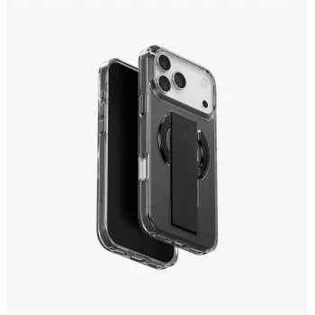 UNIQ Heldro Air MagClick Charging Case per iPhone 17 Pro Max, nero