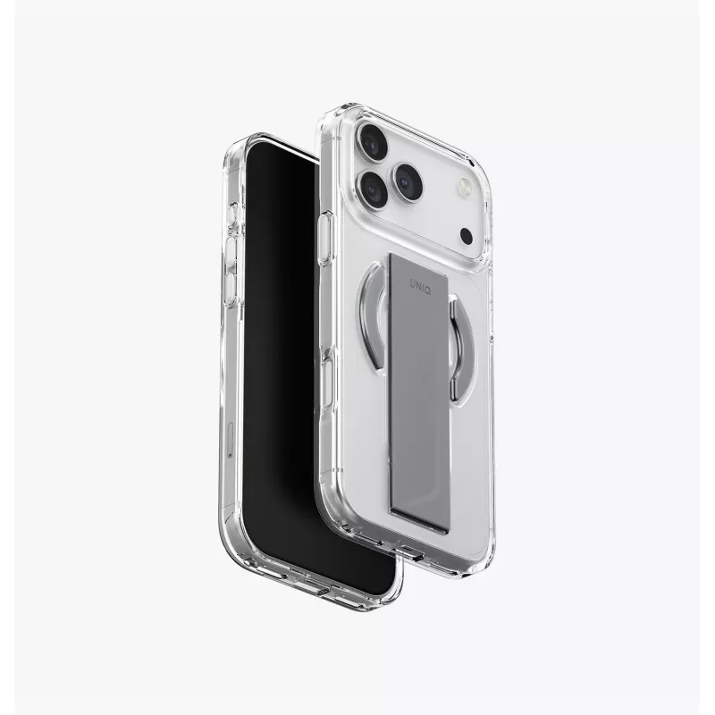 UNIQ Heldro Air MagClick Charging Case per iPhone 17 Pro Max, nero