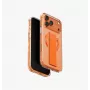 UNIQ Heldro Air Case per iPhone 17 Pro Max MagClick ricarica arancione