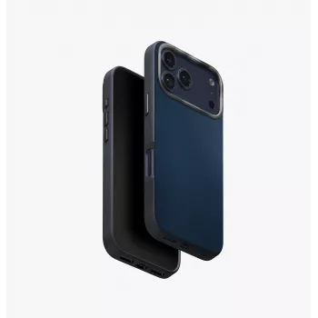 UNIQ Lyden DS Case per iPhone 17 Pro con ricarica MagClick, arancione/grigio