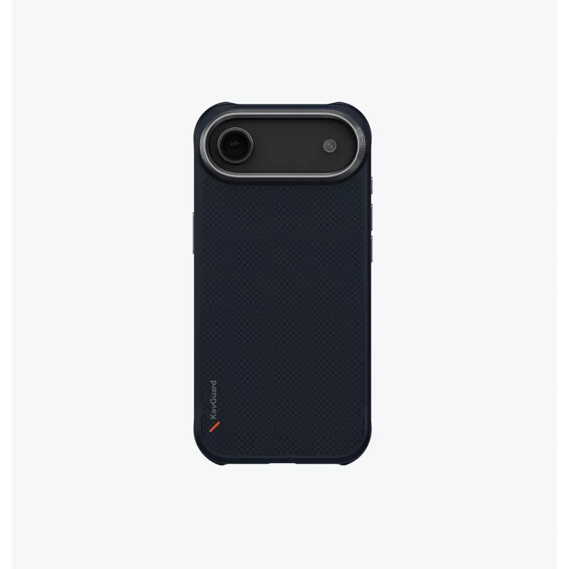 UNIQ Keva Custodia per iPhone Air, ricarica MagClick, nera