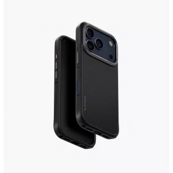 UNIQ Keva Case per iPhone 17 Pro con MagClick Charging - nero