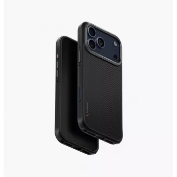 UNIQ Keva Case per iPhone 17 Pro Max MagClick Charging nero