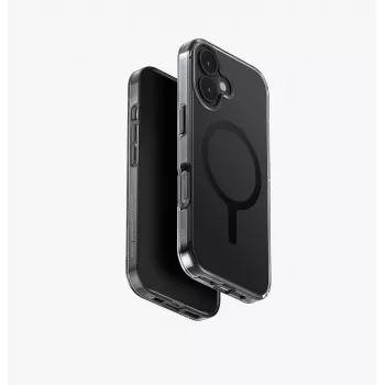 UNIQ Clario Case per iPhone 17, MagClick Charging, nero