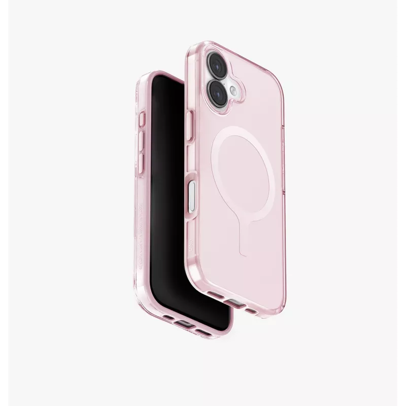 UNIQ Clario Custodia per iPhone 17, ricarica MagClick, nera
