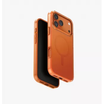 UNIQ Clario custodia per iPhone 17 Pro Max, MagClick Charging, nero