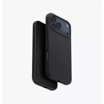 UNIQ Lino Case per iPhone 17 Pro Max, MagClick Charging, grigio