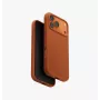 UNIQ Lino Custodia per iPhone 17 Pro Max, ricarica MagClick, arancione