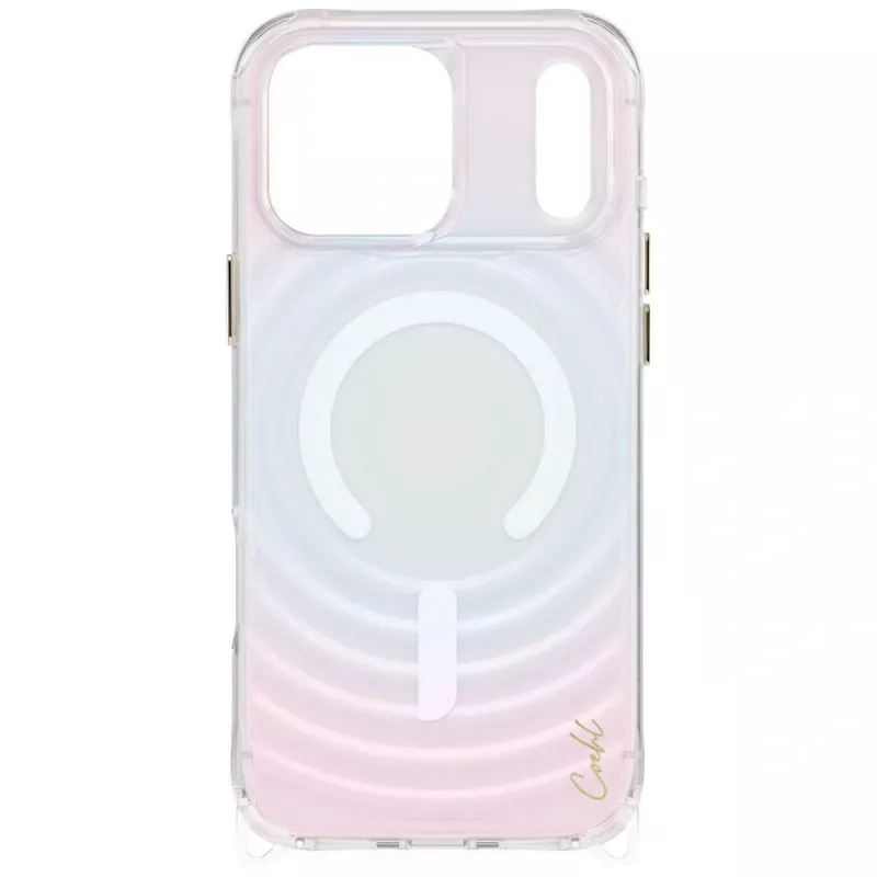 UNIQ Coehl Vela custodia con ricarica magnetica per Apple iPhone 17 Pro Max, opale iridescente