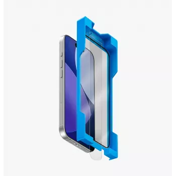 UNIQ Optix Exofit Vividdo pellicola protettiva per display in vetro temperato per iPhone 17 Pro con applicatore