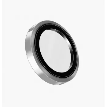 UNIQ Optix Prime protezione lenti fotocamera per iPhone 17 Pro / 17 Pro Max / 15 Pro / 15 Pro Max con applicatore - argento