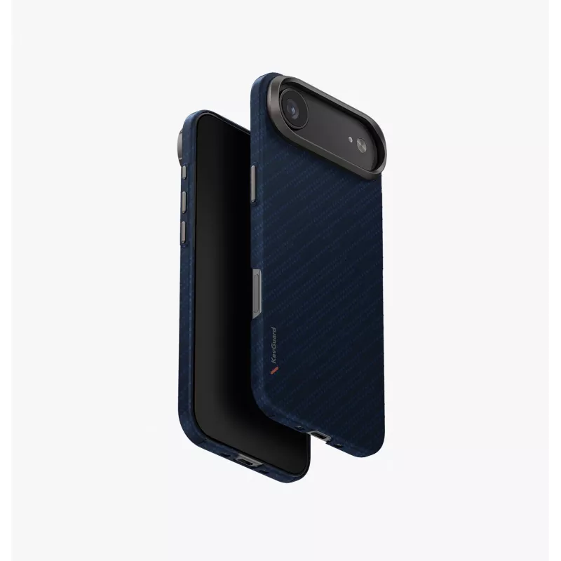 UNIQ Keva Edge custodia per iPhone 14 Pro Max con ricarica AirMagclick, nero