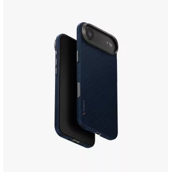 UNIQ Keva EDGE custodia per iPhone con ricarica AirMagclick, blu
