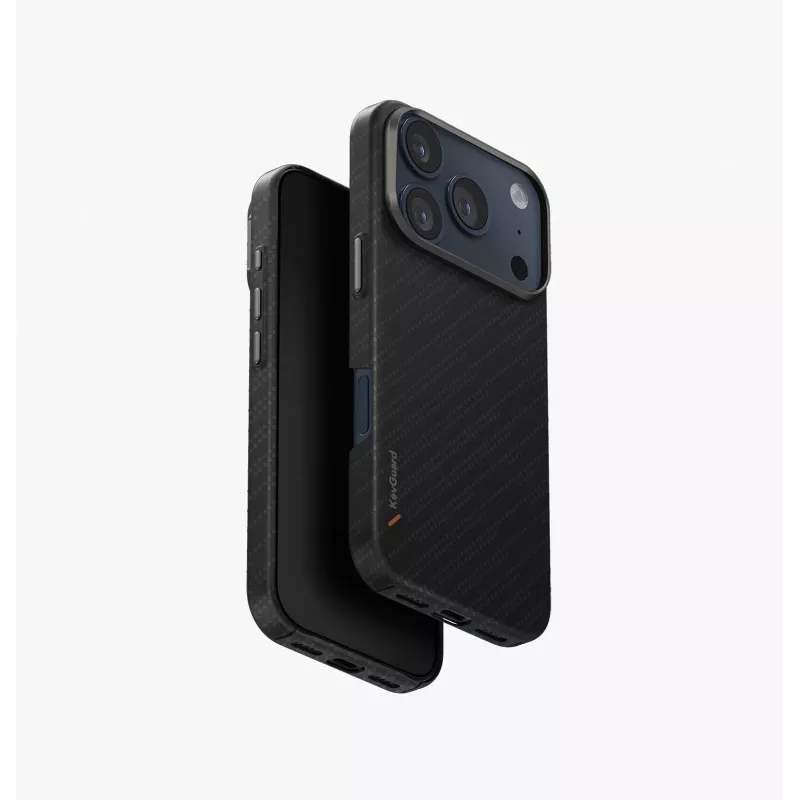 UNIQ Keva Edge custodia per iPhone 17 Pro con ricarica MagClick, arancione