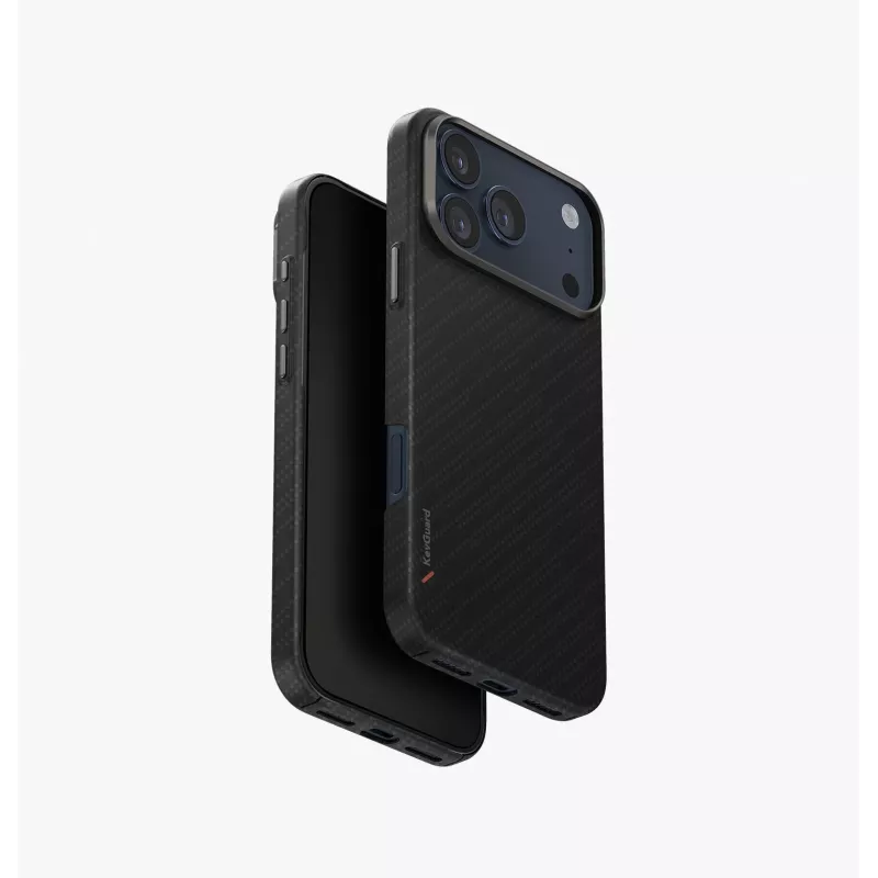 UNIQ Keva Edge Custodia per iPhone 17 Pro Max, ricarica MagClick, blu