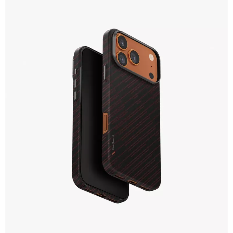 UNIQ Keva Edge Custodia per iPhone 17 Pro Max, ricarica MagClick, blu
