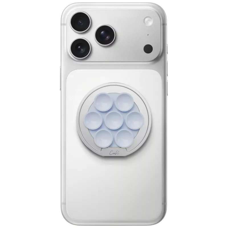 UNIQ Coehl Luna supporto magnetico per auto per telefono con specchio e ventosa - blu