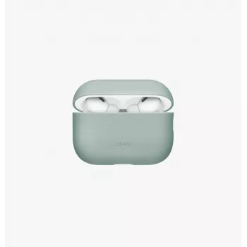 UNIQ Lino custodia per AirPods Pro 3ª gen in silicone, verde