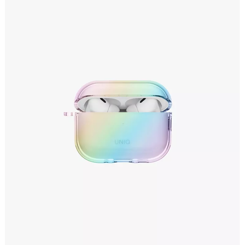 UNIQ Iridescia Hang Custodia per AirPods Pro 3, Holo Quartz