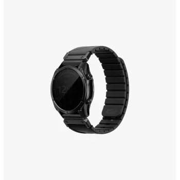 UNIQ Fluo Smart-Fit cinturino in silicone per Garmin 22mm - nero