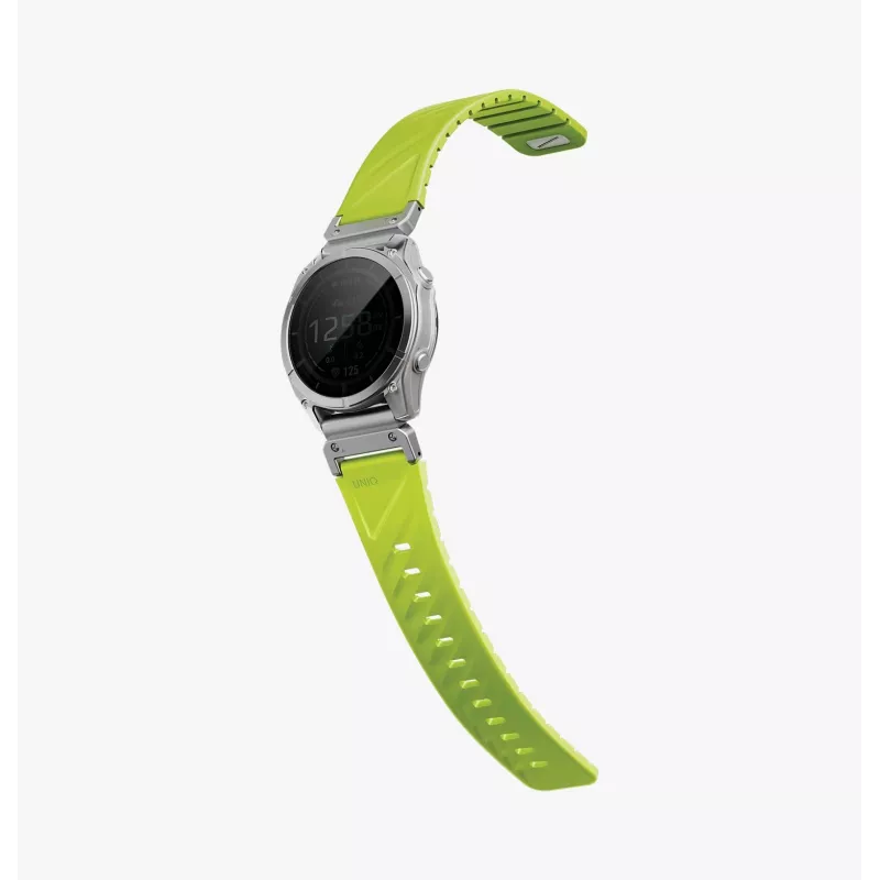 UNIQ Fluo x Smart-Fit cinturino per Garmin 22mm grigio
