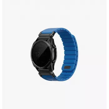 UNIQ Fluo x Smart-Fit cinturino in silicone per Garmin 22mm - blu