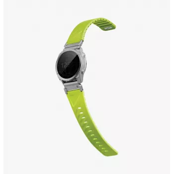 UNIQ Fluo Smart-Fit cinturino in silicone per Garmin 22mm - verde lime