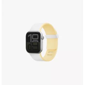 UNIQ Revix IV cinturino magnetico reversibile premium per Apple Watch 42/41/40mm bianco/giallo