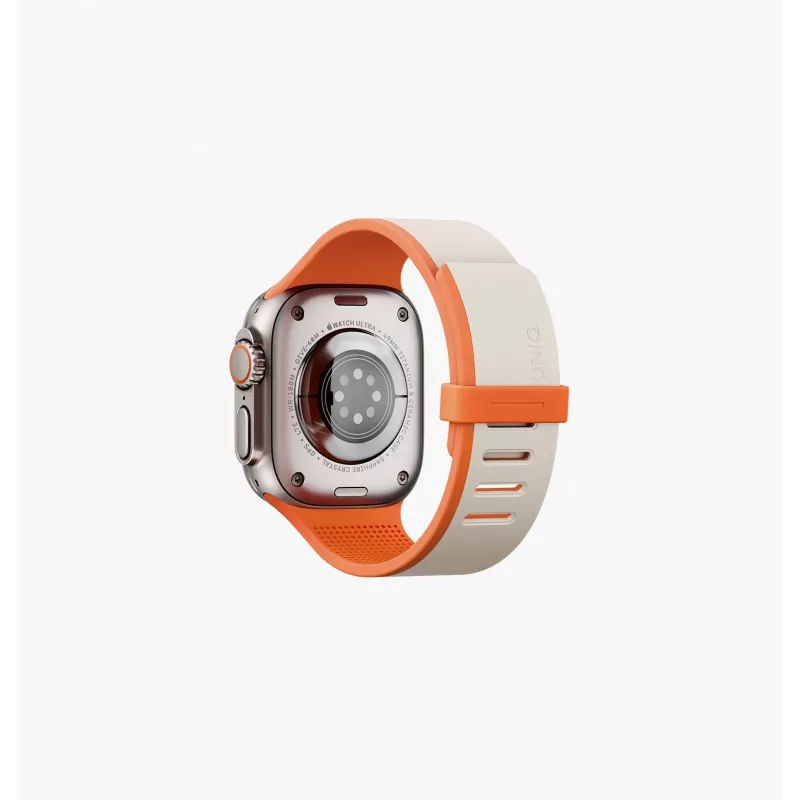 UNIQ Revix IV cinturino magnetico reversibile premium per Apple Watch 42/41/40mm bianco/giallo
