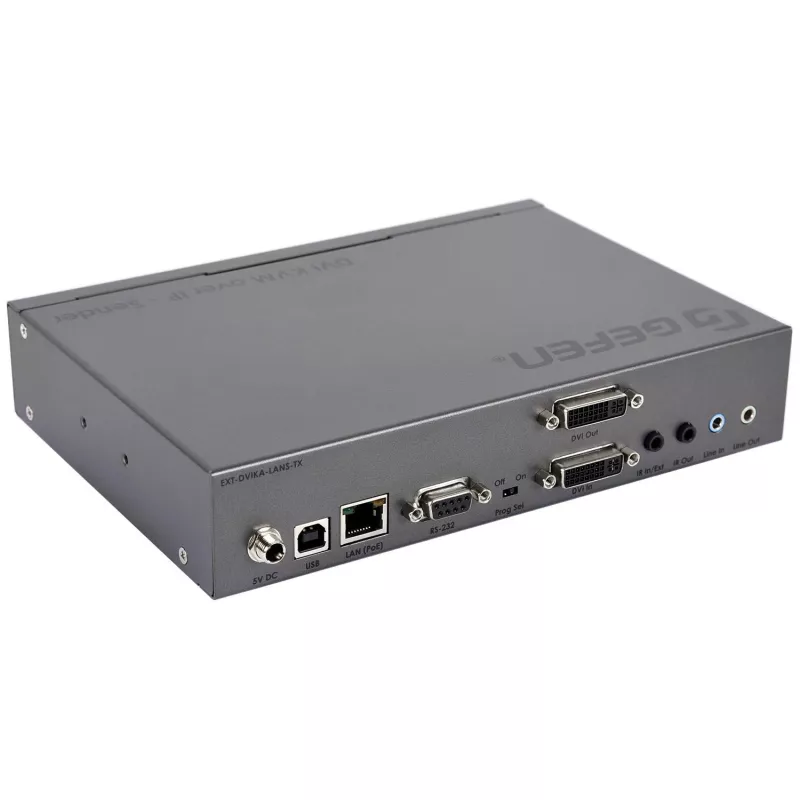 Gefen DVI KVM Over IP Sender Package - Estensione video, audio, infrarossi, USB, seriale