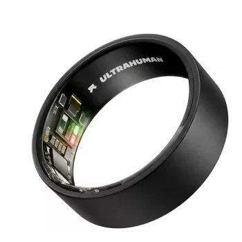 ULTRAHUMAN Ring Air – Smart Ring per donna e uomo – Wearable per il monitoraggio di sonno e fitness – Frequenza cardiaca – Smart Ring grigio opaco taglia 12